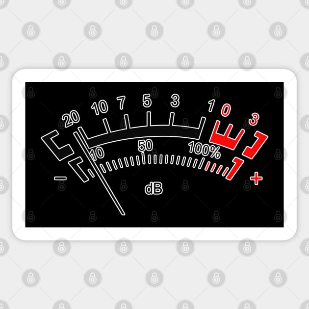 dB Decibel Meter - Music Producer Gift Sticker by DankFutura